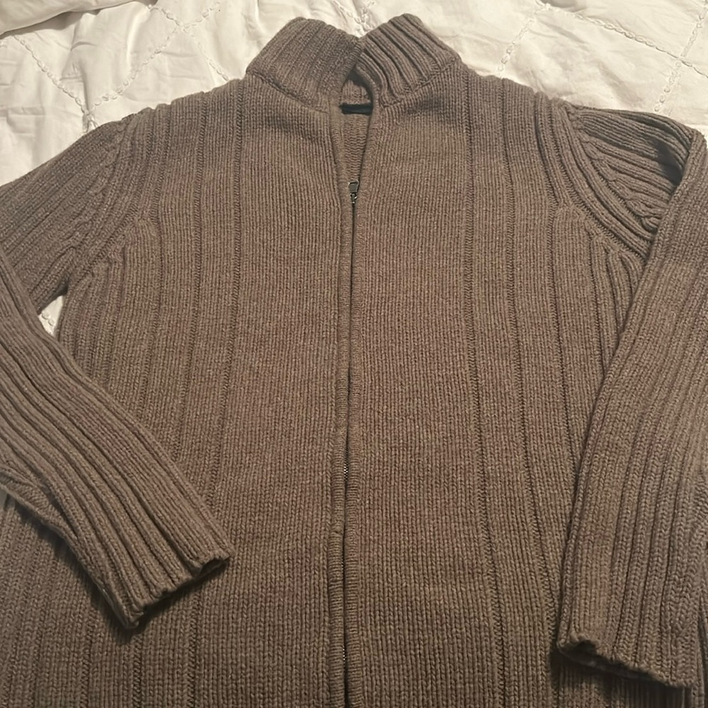 Boss Sweater.  Very warm and soft .  Dual zipper.  Like new. . Never worn. XL